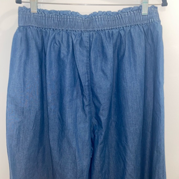 MICHAEL Michael Kors Women's Wide Leg Pull On Chambray Pants, sz 1X - Picture 7 of 11
